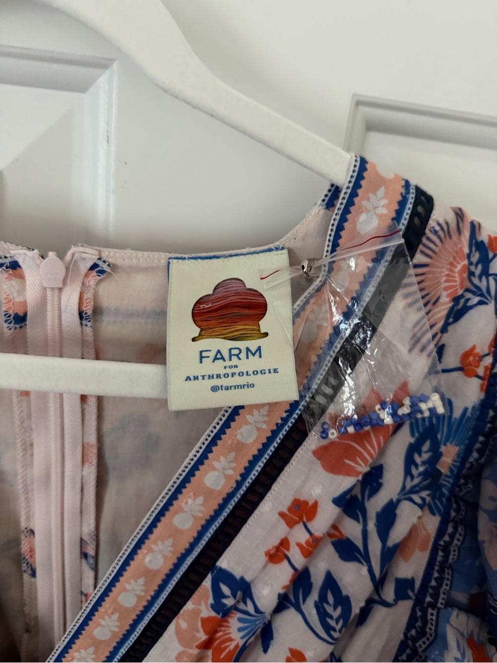 FARM Rio x Anthropologie Ruffle-sleeve Smocked Maxi Dress - Picture 3 of 4